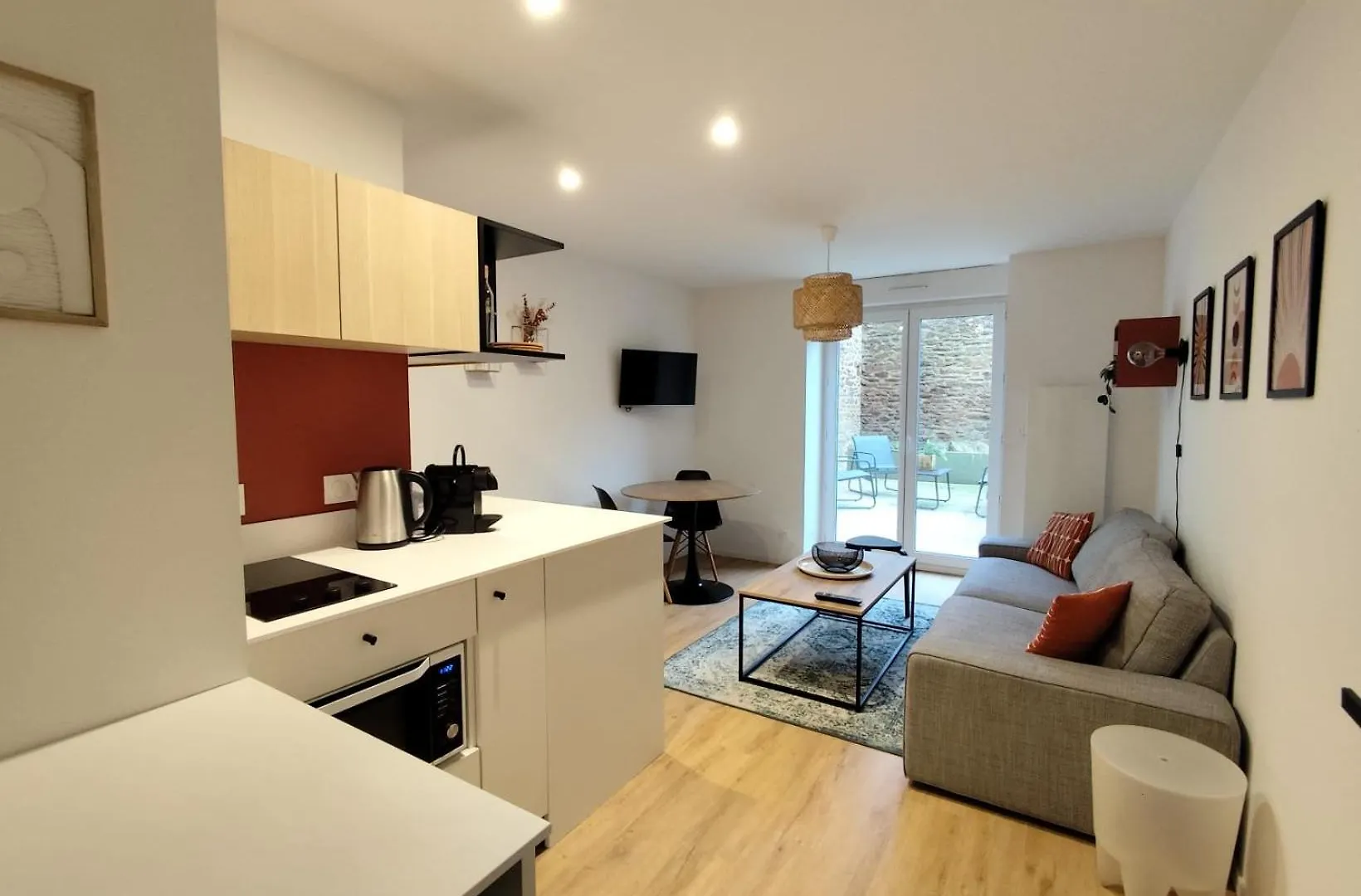 Apartmán Beau Et Calme T1 Avec Terrasse Au Coeur De Kerinou Brest